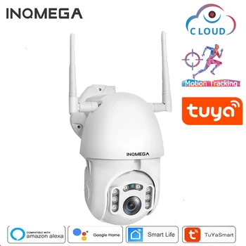 INQMEGA 1080P Tuya de Urmărire Automată Wifi Camera IP de Securitate Acasă PTZ Speed Dome CCTV IR Onvif în aer liber Cu Google Acasa Sau Alexa