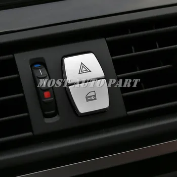 Interior Consola Lampa de Avertizare Butonul Trim Capac Pentru BMW Seria 5 F10 F11 2011-2016 Auto accesorii Auto de interior decor