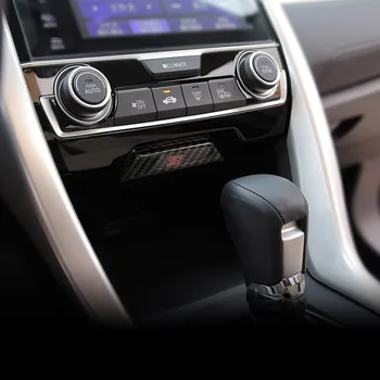 Interior de mașină din fibra de carbon de cereale centrală de control paiete decorative SI accesorii Pentru Honda Civic al 10-lea 2017 2018 2019 2020