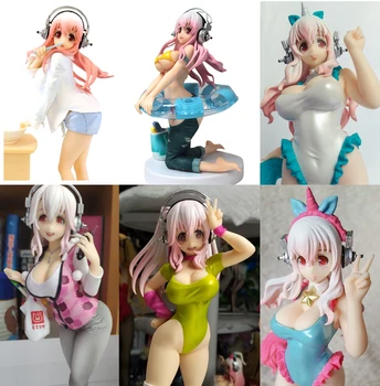 Japoneza sexy anime Original figura super sonico figurina de colectie model jucării pentru băieți