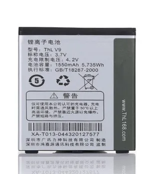 Jinsuli Original ThL V9 Baterie 1550Mah Înlocuire Baterie pentru pentru THL V9 Smartphone în stoc Transport Gratuit + Numărul de Urmărire