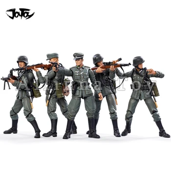 JOYTOY 1/18 3,75 cm Figura de Acțiune (5PCS/SET) al doilea RĂZBOI mondial Germania a Wehrmacht-ului Anime Colectare Militar Model Pentru Cadou