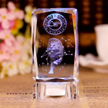 K9 Sticlă Douăsprezece Constelații Decor Cadou Strălucire De Cristal Pentru A Trimite Personal Al Clientului