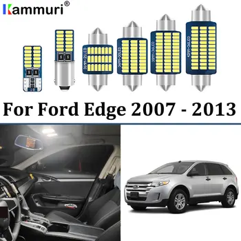 KAMMURI 11pcs Alb Canbus led-uri Auto de interior lumini Kit de upgrade pentru Ford Edge led interior Hartă de Înmatriculare lumini 2007 - 2013