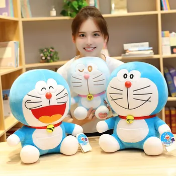 Kawaii jucării de pluș Doraemon umplute de desene animate de trecere a animalelor de pluș peluches grandes copii jucarii moale perna juguetes decor acasă