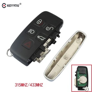 KEYYOU 5 Butoane de Control de la Distanță Inteligent Auto Key Fob 315MHz 433Mhz Pentru Land Rover LR42003-2005/Discover4 2012-/ FREELANDER 2