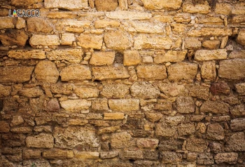 Laeacco Vechi zid de Piatră Fondul Erodate zid de piatră Sărbătoare Fotografie Personalizate Fundaluri Foto Pentru Studio Foto