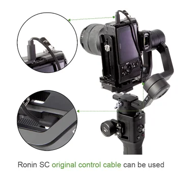 Lanparte Ronin SC L Suport Montare Camera Farfurie cu Arca Swiss pentru DSLR de Tragere Vertical de Gimbal DJI Accesorii