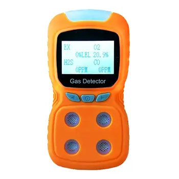 LCD 4 în 1 Gaz Toxic de Alarmă Detector CO O2 H2S Monitor de Oxigen Analizor de Gaze Metru USB Reîncărcabilă Digital, Detector de Gaz
