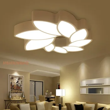 LED petale lampă de tavan în formă de frunză camera de zi lumini moderne de artă simplă dormitor romantic camera de studiu candelabre AC85-265V