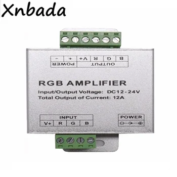 Led-uri RGB Amplificator 3 Canale de Ieșire RGB Benzi cu Led-uri de Putere Repetor Consola de Control Pentru 2835 3528 5050 RGB Led Strip DC12-24V 24A