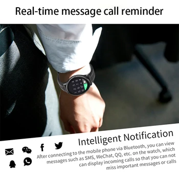 LIGE 2020 Nou Ceas Inteligent Bărbați Rata de Inima de Monitorizare a Presiunii arteriale Muzică de Control de apelare Bluetooth Smartwatch Om Ceasuri Sport