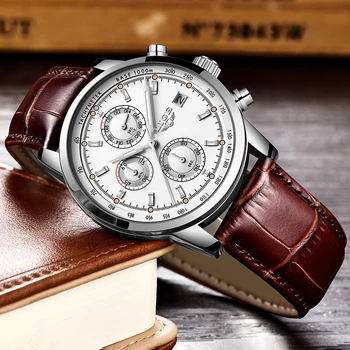 LIGE Nou Mens Ceasuri Fashion Sport Cuarț Ceas de mână pentru Bărbați Brand de Top de Lux din Piele de Afaceri Impermeabil Ceas Relogio Masculino