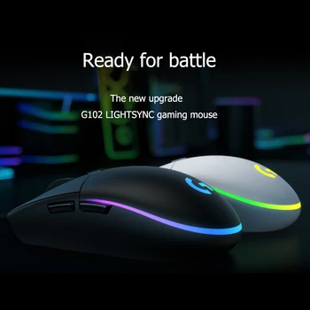 Logitech G102 LIGHTSYNC Gaming Mouse 6 Butoane 8000 DPI Mouse cu Fir 1680 Culoare Streamer Efecte Speciale cu Fir Mouse-ul Jocuri Hot