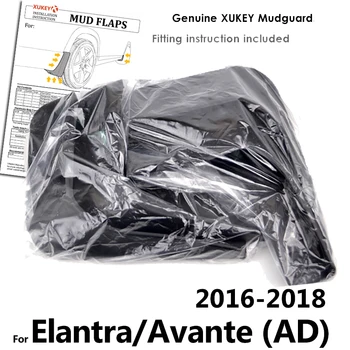 Masina apărătoare de noroi Pentru Hyundai Elantra Avante AD 2016 - 2018 Sedan Noroi apărători de Noroi Fata Aripa Spate Protector 2017