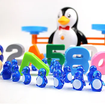 Matematica Meci Tabla de Joc Jucarii Pinguin Cat Meci de Echilibrare Scară Numărul Joc de Echilibru Copii Jucărie de Învățământ pentru a Afla adăuga și scădea