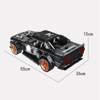 Mecanice MOC-22970 Model Hoonicorn Super Curse Mustang Auto Bloc Kit Cărămizi Copil Jucarii si Cadouri