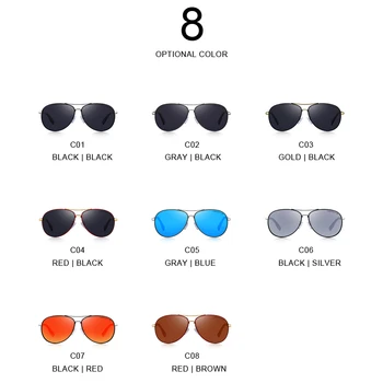 MERRYS DESIGN Bărbați Clasic Pilot ochelari de Soare HD Polarizat ochelari de Soare Pentru Barbati de Lux Nuante Protecție UV400 S8766