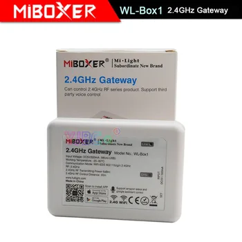 Miboxer WL-IBOX1 2.4 G Hub RF de la Distanță wifi ler RGB cu lumina de control Wireless pentru milight becuri cu led-uri de sprijin iOS Android APP DC5V