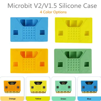 Micro:bit Nou Caz de Silicon Microbit V2 Caz de Protecție Compatibil cu V1.5/ V2 Bord