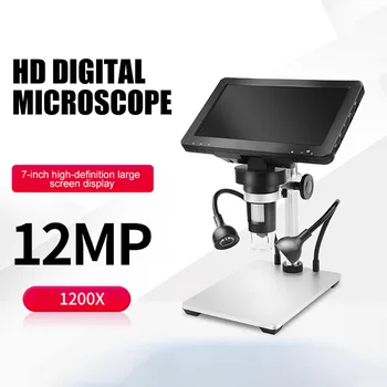 Microscop electronic de 7-inch Ecran de Înaltă Definiție Digitale Microscop Optic Digital Electronic Lupa Microscop Biologic