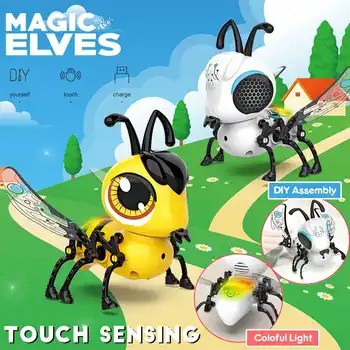 Mini-Bee Drone Jucării Control de la Distanță RC Animal Avioane de Jucărie Copii RC Elicopter Zbura Mingea Jucării Pentru Cadou