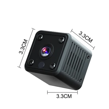 Mini Camera IP Wifi Cu Baterie 1080P HD Night Vision Wireless de Acasă de Securitate, Detectie a Miscarii aparatului Foto de la Distanță Monitor Mic Cam
