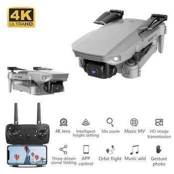 Mini drona 4k HD cu unghi larg camera drone WiFi 1080p transmisie în timp real VR visual3D experiență Ușor bodyQuadcopter