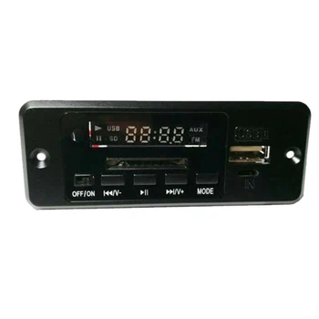 Mini USB Aux IN Audio Auto Modulul DC 5V Digital Bluetooth MP3 Decoda Bord cu 3W*2 Amplificator Reîncărcabilă SD, Radio FM