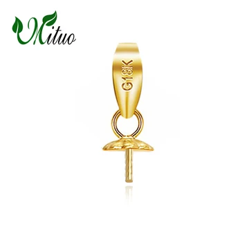 MITUO Aur Galben 18K colier pandantiv trendy DIY accesorii colier din dragoste pentru femei,nunta de aur 18k colier de lanț de bijuterii