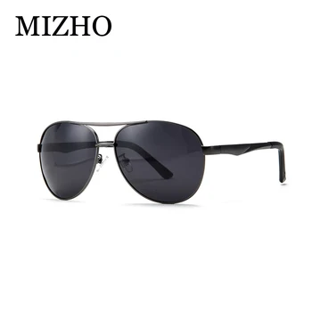 MIZHO de Călătorie Vizuală Folosiți ochelari de Soare Barbati Polarizati de Aluminiu IP de Placare în Vid UV400 ochelari de soare Polaroid Clasic