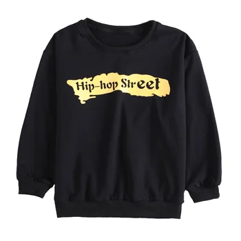 Moda Hip Hop Îmbrăcăminte Set pentru Fete pentru Copii Costume de Sport Streetwear Sweatershirt Galben Pantaloni de camuflaj Haine Dans