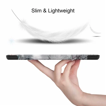 Moda Tiparituri din Piele PU Smart case pentru Samsung Galaxy Tab S7 Plus 12.4 T970 T975 T976 SM-T970 SM-T975 Pliabil Capacul suportului