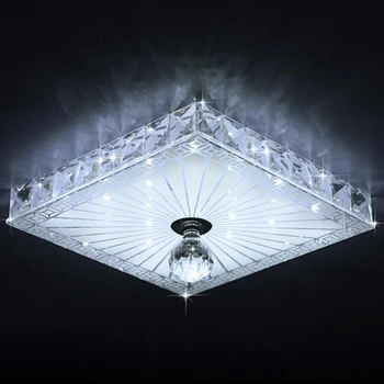 Moderne LED lumini Plafon Culoar Verandă Iluminat Jos Cristal Mordern Suprafață Montat LED Lumini Plafon pentru Camera de zi