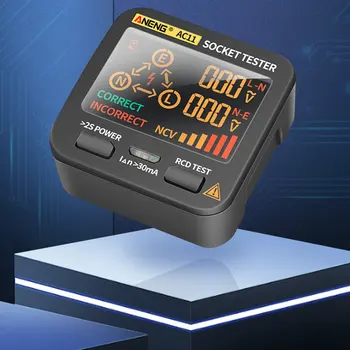 Multifuncțional, Soclu Tester 8 LED-uri Indicatori de Evacuare Rcd Test Bside Detector de Tensiune Acasă Priza Tensiune Metru Instrumente
