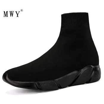 MWY Femei Pantofi Cald Adidasi Unisex Pantofi Platforma Non Alunecare Formatori Zapatilla Mujer Negru Pantofi de Mers pe jos Ușor Plus Dimensiune