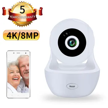 N_eye 8MP 4K Wifi Wireless de Acasă de Securitate IP 2.0 MP aparat de Fotografiat IR Rețea CCTV Camera de Supraveghere cu Două sensuri Audio Baby Monitor