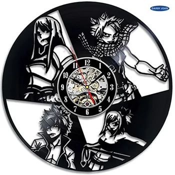 Naruto disc de Vinil ceas de perete Art Decor Acasă reloj,saat