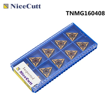 NiceCutt carbură de tungsten strung de cotitură a introduce TNMG160404(08)-TM-SC4025 10BUC Pentru MTJNR pentru oțel strung sculelor PENTRU MIJLOC