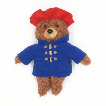 Noi 35CM Desene animate Drăguț Red Hat Teddy-Bear Papusa Papusa de Plus Fata Jucarii Copii Plat Ochi Moale de Crăciun Cadou de Ziua de nastere