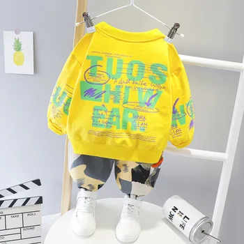 Noi De Toamna Pentru Copii Fete Haine Copii Baieti Din Bumbac Scrisoare Tricou Pantaloni 2 Bucata Set Copilul De Moda Costum Sugari Copii Trening