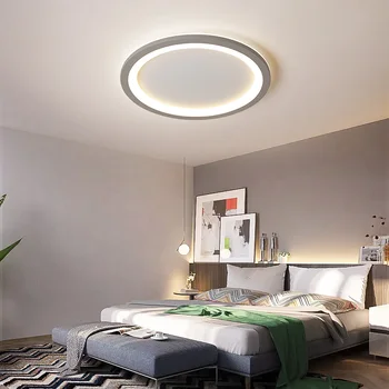 Noi Gri/Alb, Minimalist, Modern, led Lumina Plafon Pentru camera de zi lumini Dormitor ledlamp camera de lumină Lampă de Tavan corpuri de iluminat