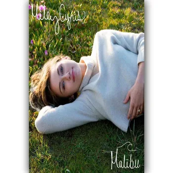 Noi Miley Cyrus Malibu, statele UNITE ale americii Pop Fata Muzică-Artă Mătase Poster de Perete Bolnav de Decorare Cadou