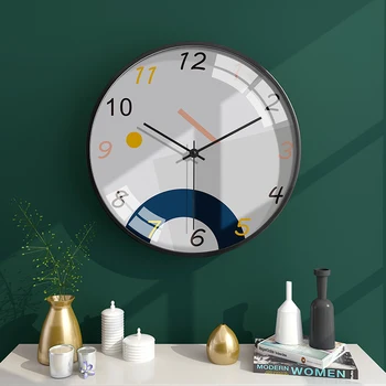 Nordic Creative Ceas de Perete din Metal de Perete Camera de zi Acasă Decor Modern, Ceasuri de Perete Decor Acasă Horloge Murale Idei de Cadouri FZ541