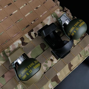 Noua Tactică M-67 Grenadă Manechin Model În Aer Liber Cosplay Paintbal Talie Clip Sistem Molle Plastic M67 Frag Gren Molle Husă De Depozitare