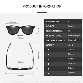 NOUL DESIGN Ultrausor TR90 Polarizat ochelari de Soare Barbati Femei Conducere Pătrat Stil de Ochelari de Soare Ochelari de cal de sex Masculin UV400 Gafas De Sol BM20