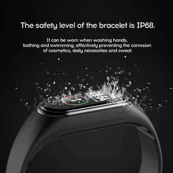 Noul M4 Smart Band Bratara Ceas Tracker De Fitness Brățară De Culoare Touch Sport Heart Rate Monitor De Presiune Sanguina Bărbați Femei Android