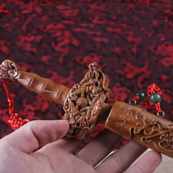 Noul stil Chinezesc Model Sculptura katana sabie de lemn original 