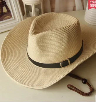 Nouă Bărbați Femei protecție Solară Western Cowboy Pălărie la Modă Wide Brim Fedora Pălărie Jazz Pentru Pălării de Vară, Soare, Plaja Hat AW7588