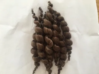 NPK de Înaltă Calitate Pur Cret Mohair papusa de Moda de păr 8 dungi pentru bebe păpuși reborn peruca Accesorii jurul 20g